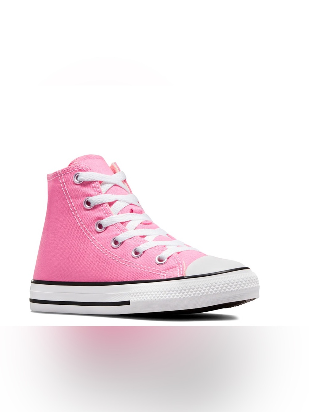 Converse Pink High Top Youth Sneakers Size 2.5